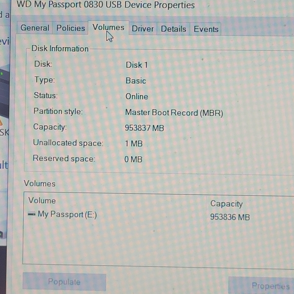 WD Western Digital My Passport Ultra 1 TB External Storage Drive. Color:Blue - Picture 3 of 5